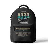 Thumbnail for Airbus A330-900neo - 3D Backpack - Original + Name - Gray