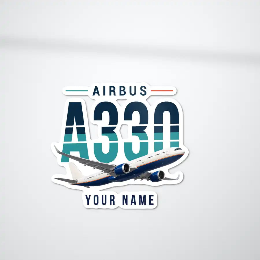 Airbus A330-900neo - Original Die-Cut + Name - Die-Cut - White Car