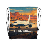 Thumbnail for Airbus A330-900neo - Drawstring Bag - 3D Scene