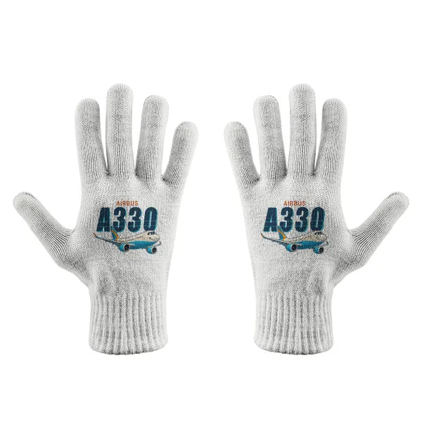 Airbus A330-900neo - Gloves - Full - Cartoon - White