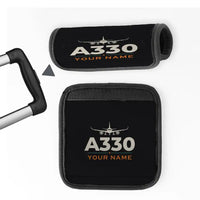 Thumbnail for Airbus A330-900neo - Heritage + Name - Luggage Handle Cover - Black