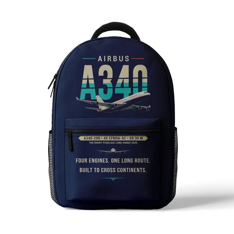 Airbus A340-200 - 3D Backpack - Original - Dark Blue