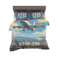 Thumbnail for Airbus A340-200 - 3D - Bedding Set - Full Print