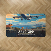 Thumbnail for Airbus A340-200 - 3D - Rectangle Carpet - Full Print