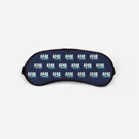 Thumbnail for Airbus A340-200 - Cartoon Pattern - Sleep Mask - Navy Blue