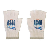 Thumbnail for Airbus A340-200 - Gloves - Cut - Cartoon - Beige