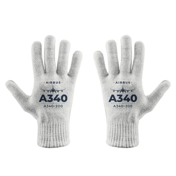 Airbus A340-200 - Gloves - Full - Heritage - White