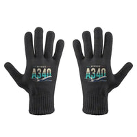Thumbnail for Airbus A340-200 - Gloves - Full - Original - Black