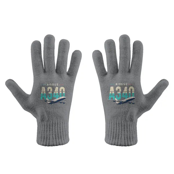 Airbus A340-200 - Gloves - Full - Original - Gray