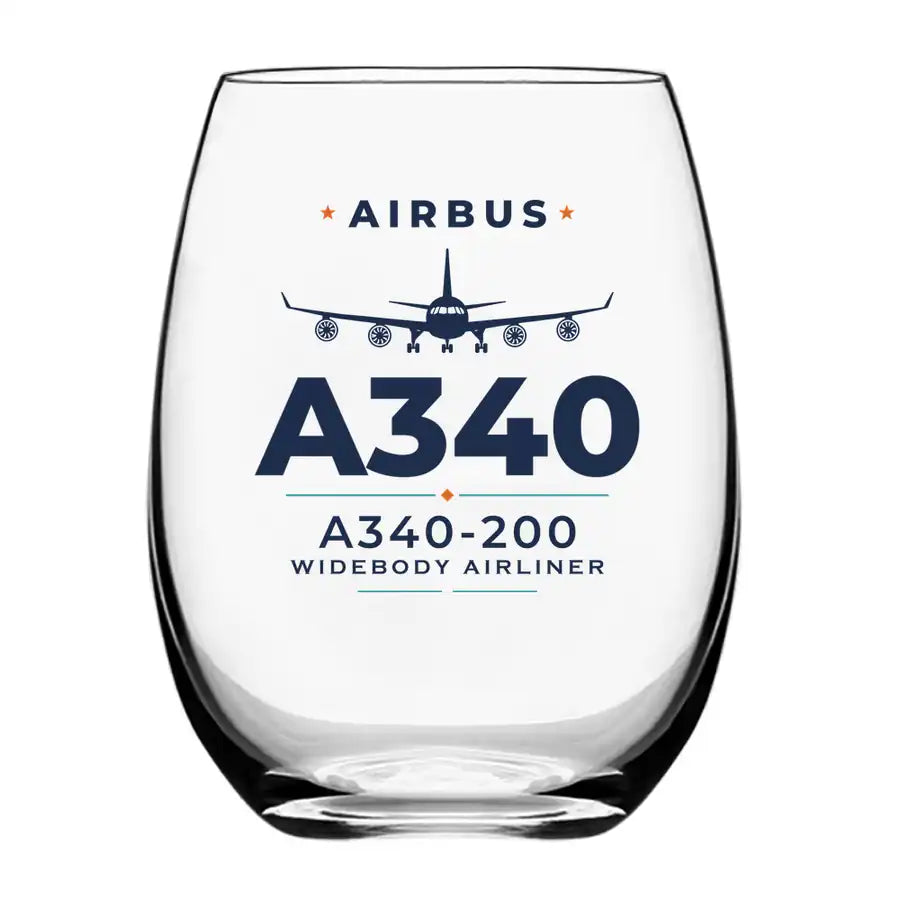 Airbus A340-200 - Heritage - Water & Drink Glass