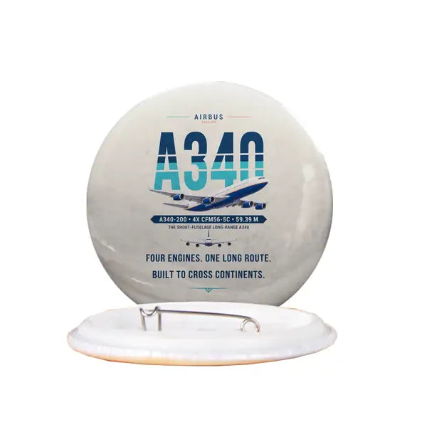 Airbus A340-200 - Original - Pin - Beige