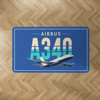 Thumbnail for Airbus A340-200 - Original - Rectangle Carpet - Blue