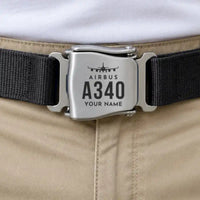 Thumbnail for Airbus A340-200 - Seat Belt - Heritage + Name - Black