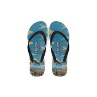 Thumbnail for Airbus A340-200 - Slippers - Flip Flops - 3D + Name - Full Print