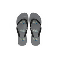 Thumbnail for Airbus A340-200 - Slippers - Flip Flops - Cartoon Pattern - Gray