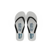Thumbnail for Airbus A340-200 - Slippers - Flip Flops - Cartoon - White