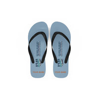 Thumbnail for Airbus A340-200 - Slippers - Flip Flops - Original + Name - Light Blue