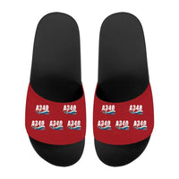 Thumbnail for Airbus A340-200 - Slippers - Sport - Cartoon Pattern - Red