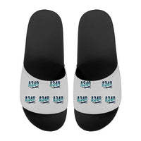 Thumbnail for Airbus A340-200 - Slippers - Sport - Original Pattern - Light Gray