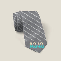 Thumbnail for Airbus A340-200 - Stripe - Tie - Gray
