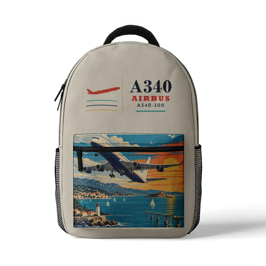 Airbus A340-300 - 3D Backpack - Beige