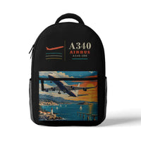 Thumbnail for Airbus A340-300 - 3D Backpack - Black