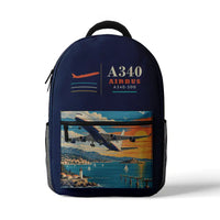 Thumbnail for Airbus A340-300 - 3D Backpack - Dark Blue