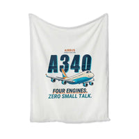 Thumbnail for Airbus A340-300 - Cartoon - Blanket - White