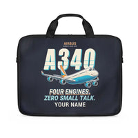 Thumbnail for Airbus A340-300 - Cartoon + Name - Laptop Bag