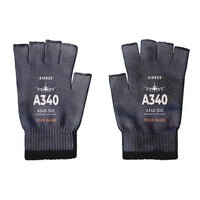 Thumbnail for Airbus A340-300 - Gloves - Cut - Heritage + Name - Black