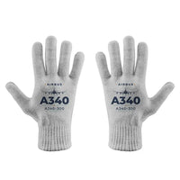 Thumbnail for Airbus A340-300 - Gloves - Full - Heritage - Light Gray