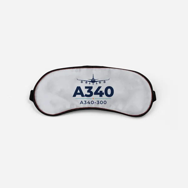 Airbus A340-300 - Heritage - Sleep Mask - Light Gray