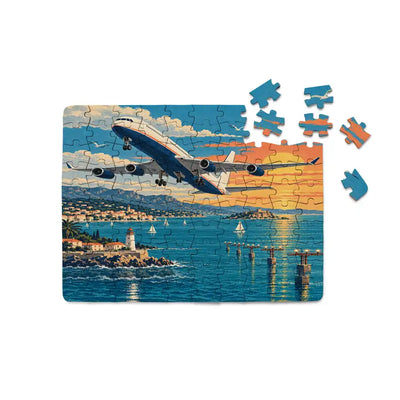 Airbus A340-300 - Horizontal - Canvas Puzzle