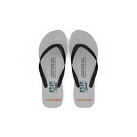 Thumbnail for Airbus A340-300 - Slippers - Flip Flops - Original + Name - Light Gray