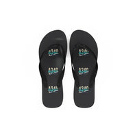 Thumbnail for Airbus A340-300 - Slippers - Flip Flops - Original Pattern - Black