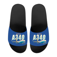 Thumbnail for Airbus A340-300 - Slippers - Sport - Cartoon - Blue