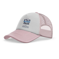Thumbnail for Airbus A340-300 trucker cap - light pink