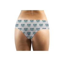 Thumbnail for Airbus A340-300 - Women Panties - Original Pattern - Light Gray - Back