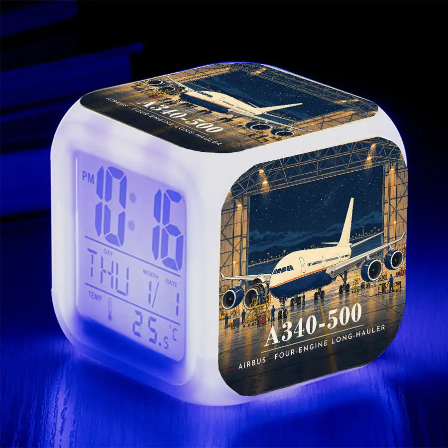 Airbus A340-500 - 3D - Alarm Clock
