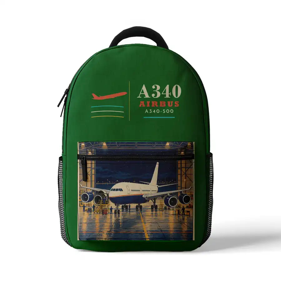 Airbus A340-500 - 3D Backpack - Green