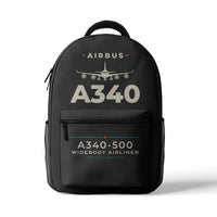 Thumbnail for Airbus A340-500 - 3D Backpack - Heritage - Gray