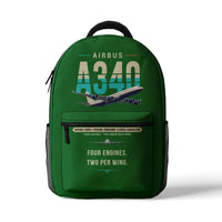 Thumbnail for Airbus A340-500 - 3D Backpack - Original - Green