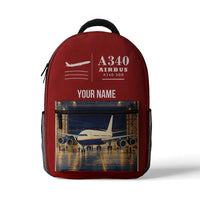 Thumbnail for Airbus A340-500 - 3D Backpack - Red + Name