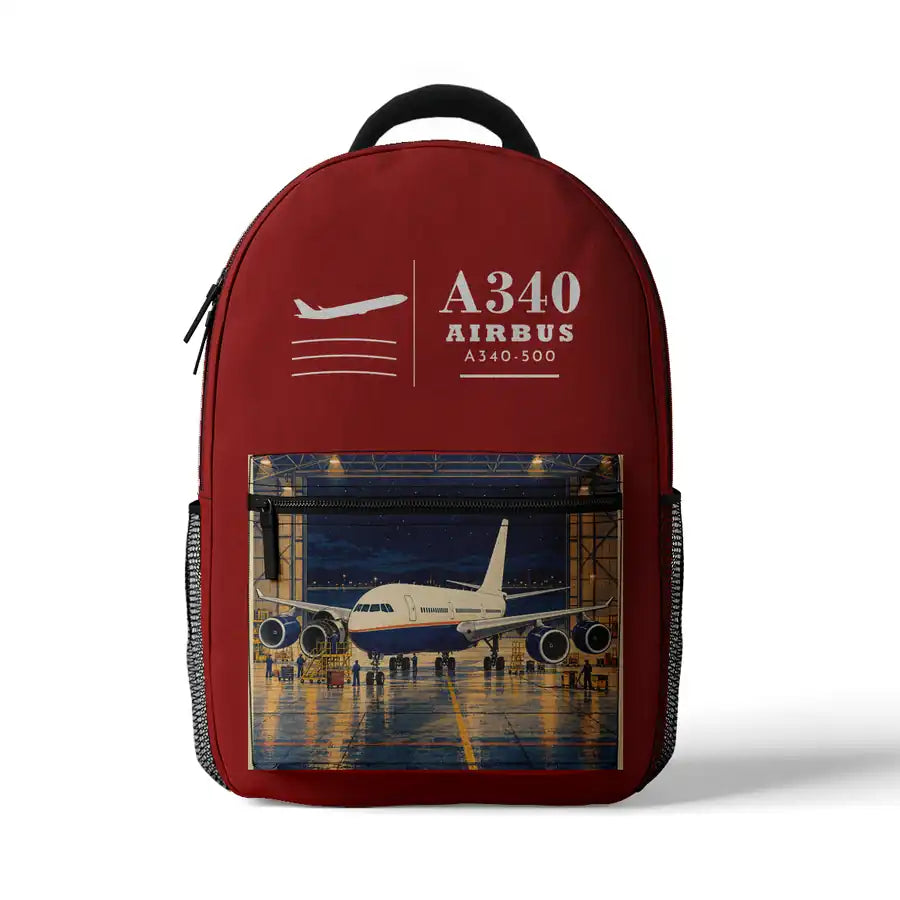 Airbus A340-500 - 3D Backpack - Red