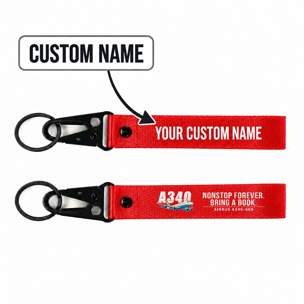 Airbus A340-500 Hawk-Shaped Key Chains - Red - Cartoon - Personalized