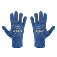 Thumbnail for Airbus A340-500 - Gloves - Full - Heritage + Name - Blue