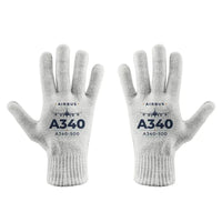Thumbnail for Airbus A340-500 - Gloves - Full - Heritage - White