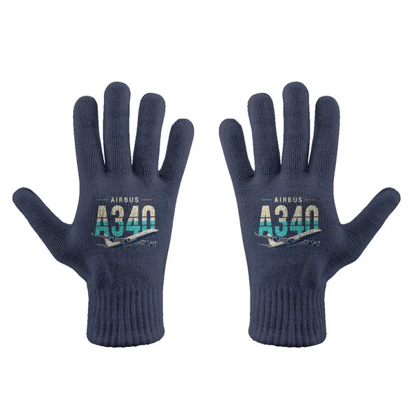 Airbus A340-500 - Gloves - Full - Original - Navy Blue