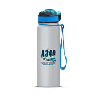 Thumbnail for Airbus A340-500 - Sports Kettle - Cartoon - Light Gray