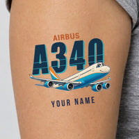 Thumbnail for Airbus A340-500 - Tattoo - Cartoon + Name